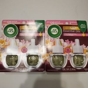 Airwick white flowers and melon summer delights refills Brand New